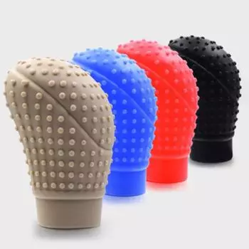 Silicone Car Gear Shift Sleeve Manual Gear Lever Sleeve DSG Automatic Silicone Gear Shift Sleeve Universal Type синий