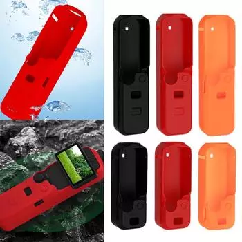 Silicone Case Protective Cover Protective Case Anti Slip for DJI OSMO Pocket 3 A Black medium