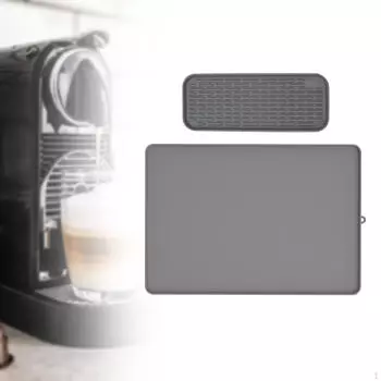 Silicone Coffee Mat Kitchen Gadget Heat Resistant Removable Dish Mats for Countertop