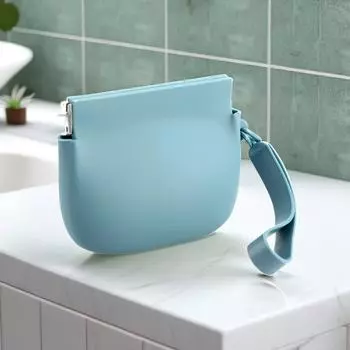 Silicone Coin Purse Portable Coin Holder Lipstick Keys Earphone Cable Storage Bag Pouch Women Wallet Small Item Storage Bag чёрный