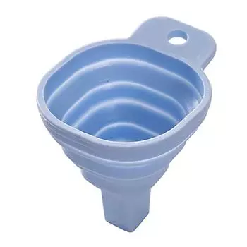 Silicone Collapsible Foldable Funnel Household Kitchen Cooking Tools Portable Wine Mini Portable Oil Pot Funnel
