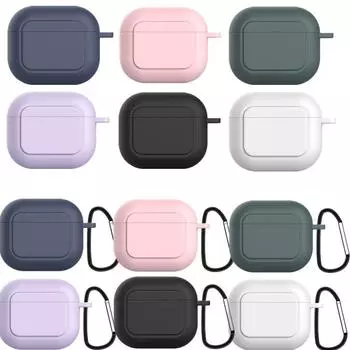 Silicone Cover Case For apple Airpods 3 Case With Anti Dust Sticker Bluetooth Case For Air Pods 3 Earphone Accessories skin
