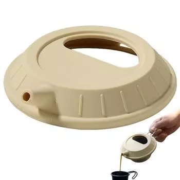 Silicone Covers Reusable Silicone Pan Lid Camping Gear Leakproof Pot Lid With Spout Outdoor Cookware Accessories For Bowls Pots CZECH REPUBLIC