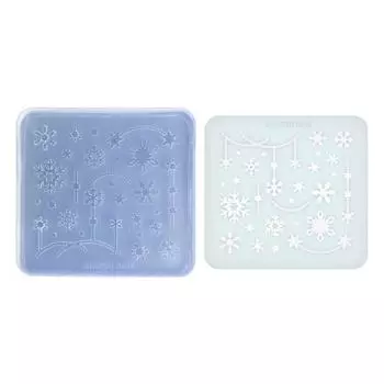 Силиконовая форма для поделок, красивые формы для украшений в форме снежинки, силиконовый материал для поделок и украшения тортов