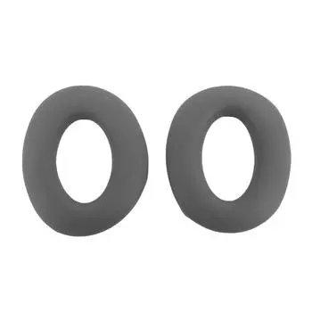 Silicone Earpads Skin Friendly Protective Ear Pads Cushions with Headband Cover for QC45 QC35 QC25 серый