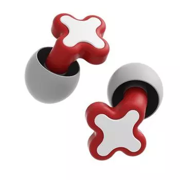 Silicone Earplugs Sound Insulation Waterproof Swimming Ear Plugs Canceling Noise Reduction Soundproof Student Hearing Protection чёрный