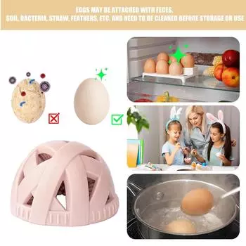 Silicone Egg White Brush Tool Cleaning Egg Brush Multi functional and Easy Cleaning Kitchen Accessories Small Tool синий