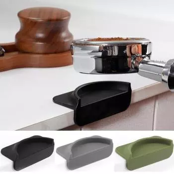 Silicone Espresso Coffee Tampers Mat Corner Mat Non-slip Coffee Press Pad For 51/54/58mm Portafilters Tamping Barista Tools зелёный
