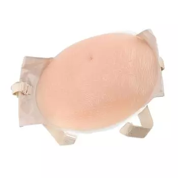 Силиконовый накладной живот для беременных, реалистичный искусственный живот, актерское исполнение, фотография