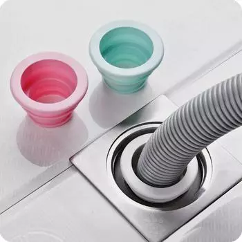Silicone Floor Drain Cover, Bathroom Kitchen Pipeline, Sewer Anti Blocking, Insect Proof, and Odor Proof Sealing Ring