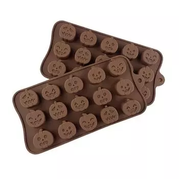 Silicone Halloween Pumpkin Ghost Chocolate Mold Ghost Pumpkin Chocolate Candy Mold Ice Mold