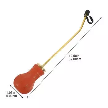 Silicone Hand Duster Garden Powder Dispenser Nebulizer Portable Bulb Sprayer Pest Multifunction Gardening Use Tools Pollenator оранжевый