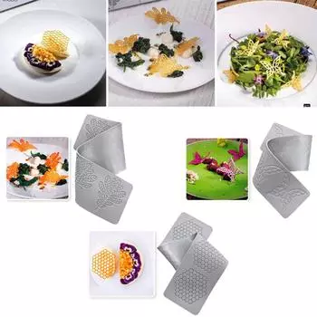 Silicone Leaf Shape Fondant Molds Chocolate Mould for Cake Pastry Decor Baking Gumpaste Moulds Decoration Sugar Lace Mat