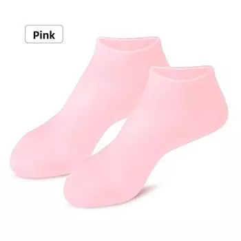 Silicone Moisturizing Foot Mask Socks Exfoliating Dead Skin Remover for Dry Cracked Feet (Unisex) one size fits all