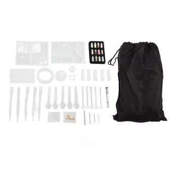 Силиконовый инструмент для литья под давлением, мягкие многоразовые серьги, набор для создания поделок на каждый день