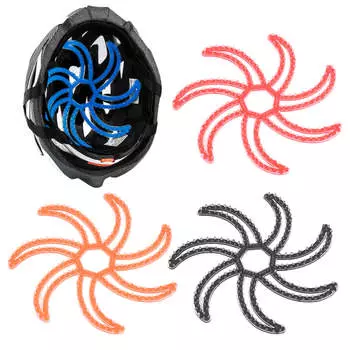 Silicone Motorcycle Helmet Liner Anti-deformation Pad Helmet Pad Ventilate Breathable Cycling Quick-drying Helmet Liner чёрный