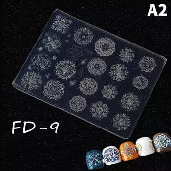 Silicone Nail Mold Relief Butterfly Flower French Style Nail Decorations Nails Diy Design Stamping Plate Nail Art Supplies