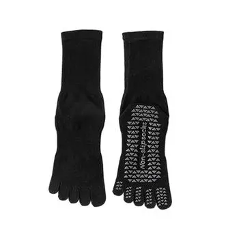 Silicone Non-slip Split Toe Socks Mid-tube Dance Sports Socks Comfortable Indoor Fitness Sock