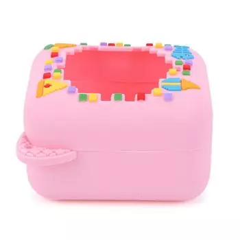 Силиконовый защитный чехол с защитным шнурком, противоударный чехол для интерактивной виртуальной игрушки Bitzee Digital Pet синий