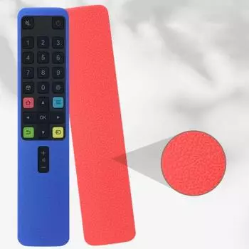 Silicone Remote Control Case Protective Remote Cover For TCL RC801L/ARC801L TV Television Remote Control Cover Case with Lanyard