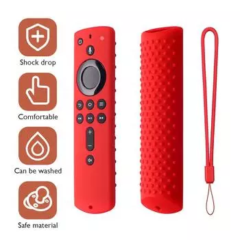Silicone Remote Control Cover for Amazon Fire TV Stick 4K 2018/Fire TV Stick 4 темно серый