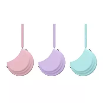 Силиконовый футляр для фиксатора, тонкий стоматологический контейнер, футляр для брекетов с держателем для фиксатора, дорожный зубной протез, капа для выпрямления зубов розовый