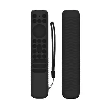 Silicone Shockproof Protector Repalcement Parts Anti Slip Television Remote Cover All Inclusive for TCL RC902V FMR1 Voice Remote синий
