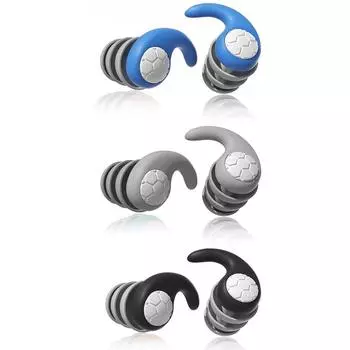 Silicone Sleeping Ear Plugs Sound Insulation Ear Protection Earplugs Washable Soft Diving Ear Plugs for Swimming Showering