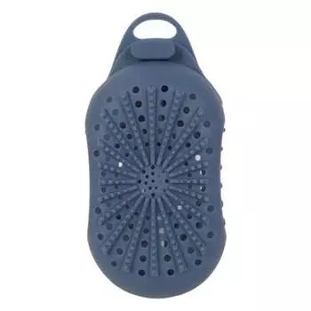 Silicone Soap Bag with Drainage Holes Button Design Dual-Sided Exfoliating Soap Pouch Soap Saver Pocket Shower Body Scrubber