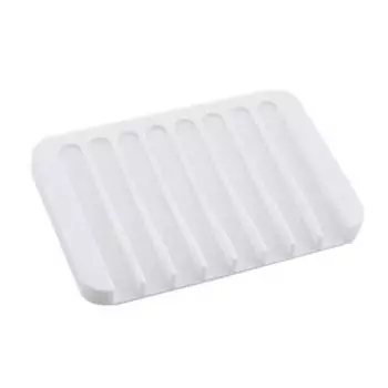 Silicone Soap Holder Creative Soap Box Soap Holder Soap Box Drainage Storage Soap Holder Fixed Bracket Bathroom Accessories