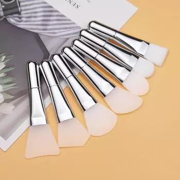 Silicone soft hair makeup brush mask brush beauty tools loose powder brush concealer brush makeup tools portable