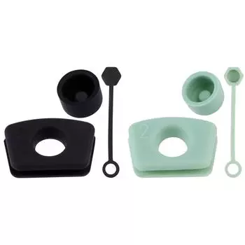 # Silicone Spill Stopper Set Reusable Stopper Set for Stanley Cup 1.0/2.0 (Black