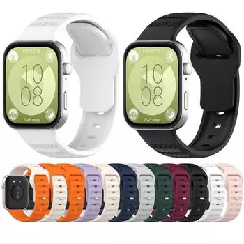 Силиконовый ремешок для часов, сменный браслет для часов, браслет для часов Fit 3, интеллектуальный аксессуар для ремонта наручных часов 10