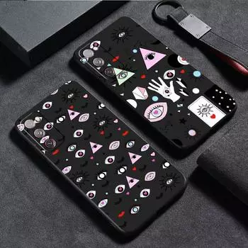 Silicone TPU Cases Lucky Eye Blue Evil Eye Print Phone Case for Huawei Y8s Nova 9 SE 8 10 Y70 Plus Y7 Y90 Y9 Y6 10 Pro 8i bag Nova 8i