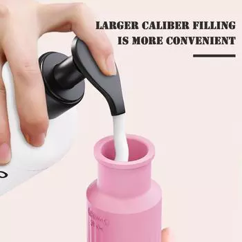 Silicone Travel Bottles Leakproof Refillable Storage Cans Cosmetic Container Dispenser Squeeze Lotion Bottle 30/60/90/120ml 30ml