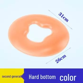 Silicone U-Shaped Beauty Pillow with Face Protection 26x31 cm