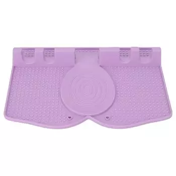 Silicone Utensil Rest Heat Resistant Non Slip Silicone Utensil Holder with Drip Pad for Kitchen светло-фиолетовый