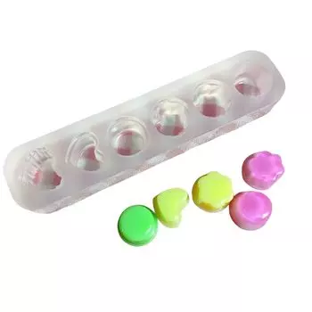 Silicone UV resin miniature miniature deco candy toys types of mold, mold, food, sweets, bread, pudding, resin, clay, three-dimensional mold, parts,