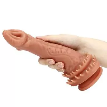 Силикагель член улучшенная версия скользящего яичка реалистичный пенис для женщин скользящий дилдо крайняя плоть анальный секс игрушка для пары силикон 23.5