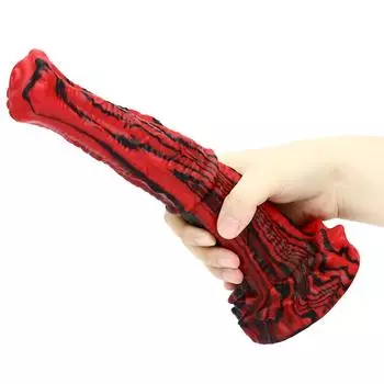 Силикагель дилдо в виде разных животных с интерфейсом быстрой вставки, ребристый узел, большие длинные анальные шарики, анальная пробка, секс-игрушки для женщин 24.5