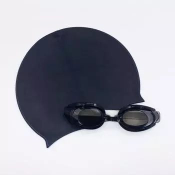 Силикагель, очки для плавания и кепка, комплект, тренировочные спортивные очки, набор принадлежностей, водонепроницаемые мужские и женские пляжные бассейны, популярные стили Other