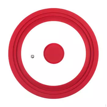 Силикон для приготовления пищи — крышка кастрюли с антипригарным покрытием Black 21cm