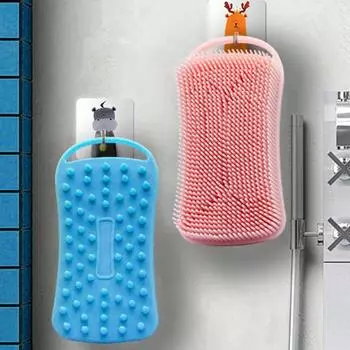 Силикон для удаления омертвевшей кожи. Отличный универсальный отшелушивающий скребок для тела. Щетка для чистки спины. A