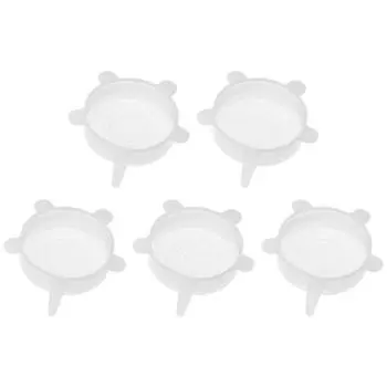 Силиконовая эластичная крышка, прочная крышка для хранения продуктов, пищевая пленка, крышка для миски и кастрюли (9 см)