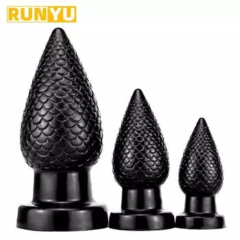 Силиконовая Анальная пробка 3 размера, анальные секс-игрушки для взрослых, мужчин, женщин, анальная пробка S