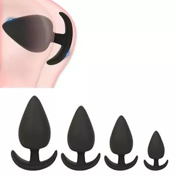Силиконовая анальная пробка дилдо с бусинами, анальная пробка для стимуляции точки G, массажер простаты, тренажер, дилататор, взрослые игры, секс-игрушки для мужчин и женщин