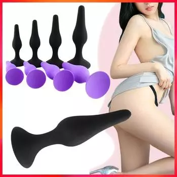 Силиконовая Анальная Пробка Секс-Игрушки для Женщин Массажер Простаты Анальная Пробка Анальная Пробка Анальные Секс-Игрушки для Мужчин Взрослых Игры Для Взрослых S