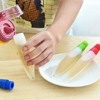 Силиконовая безопасная кухонная кухонная кисть для жарки барбекю, масло для выпечки, жидкая наметочная кисть для теста, посуда One Size