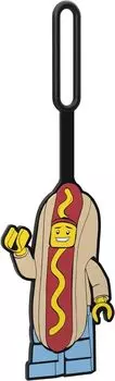 Силиконовая бирка для пакета LEGO Classic Hot Dog Man (52615)