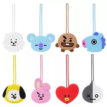 Силиконовая бирка Line Friends BT21 KOYA